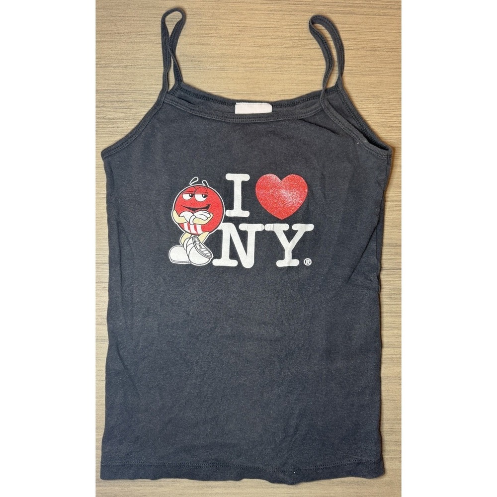 M&M's World I Heart NY Tank Top Child Size Medium New York Souvenir VAULTED